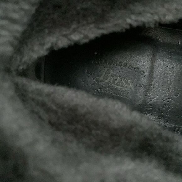 GH Bass & Co Women’s Alexis Gray Ankle Boots Faux Fur Slip On Size 10 - Picture 11 of 11